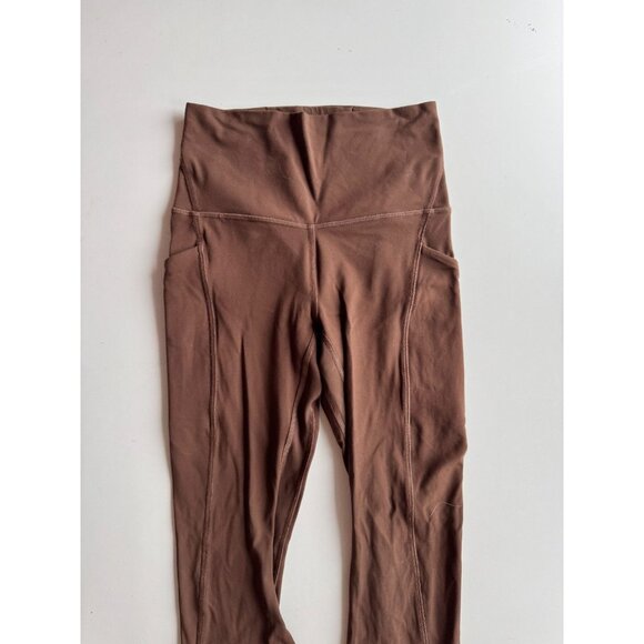 LULULEMON Align Pockets 25" Java Brown High Rise Cropped Leggings, Size 4 - Picture 6 of 14